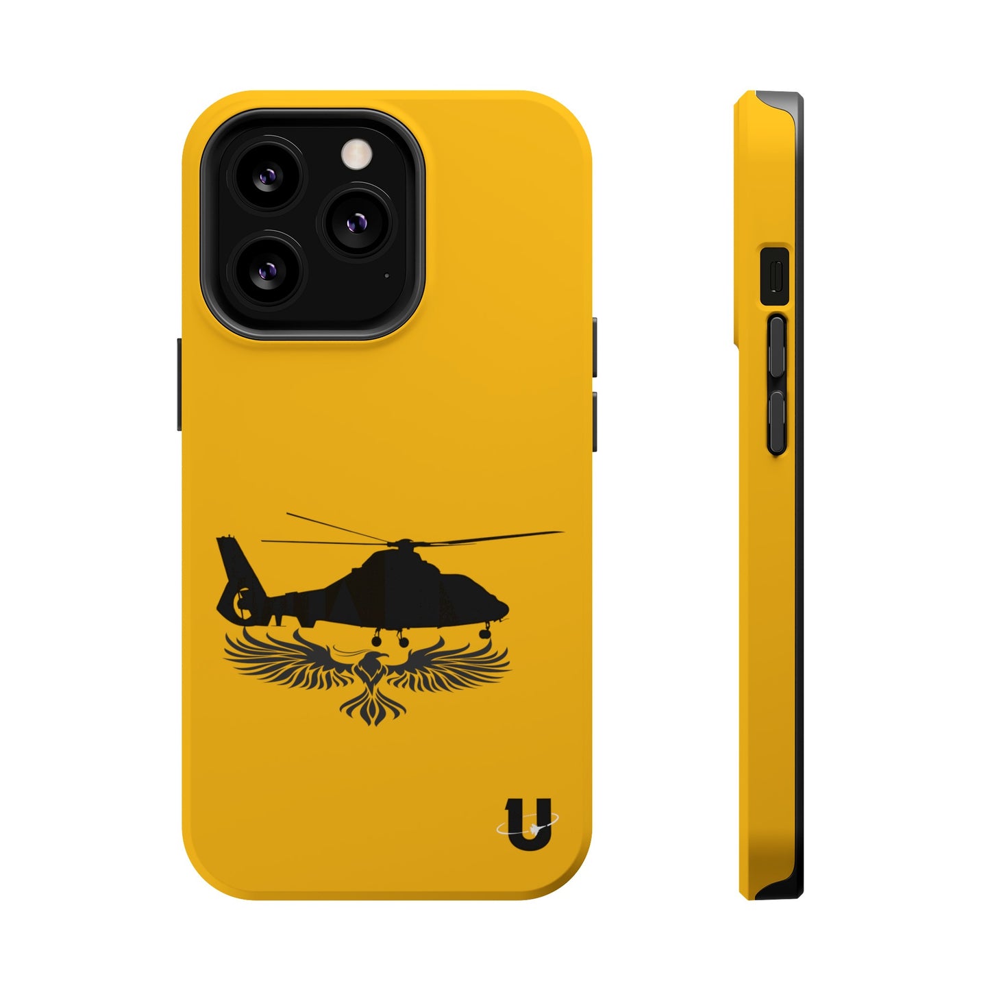 iPhone 13 Pro yellow Phoenix Rotor iPhone Magsafe compatible case