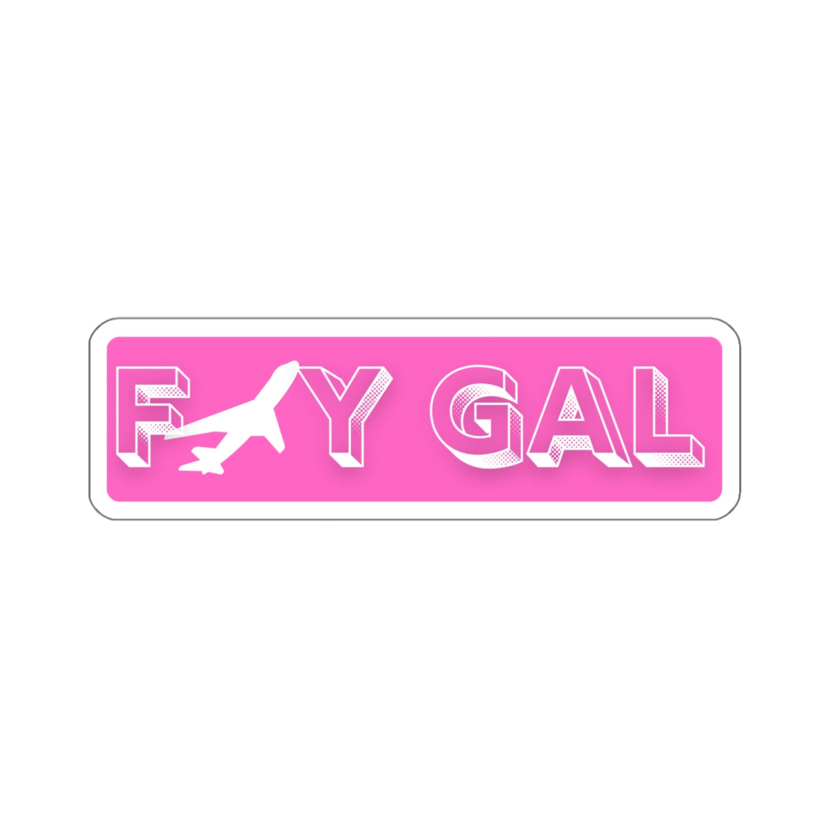 Fly Gal Aviation Sticker