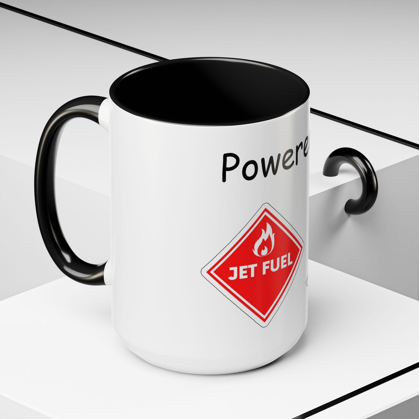 Jet Fuel & Coffee Accent Coffee Mug