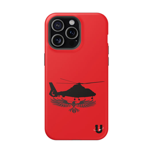 iPhone 15 Plus red Phoenix Rotor iPhone Magsafe compatible case