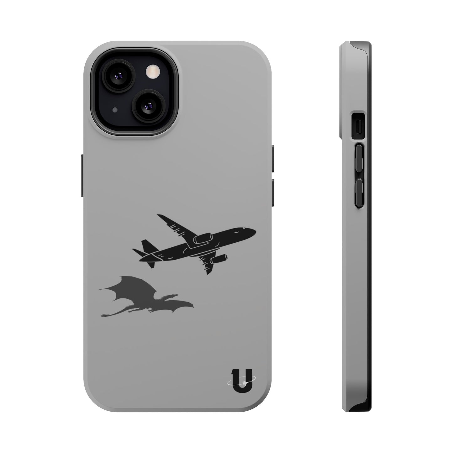 iPhone 13 grey Dragon's Ascent iPhone Magsafe compatible case