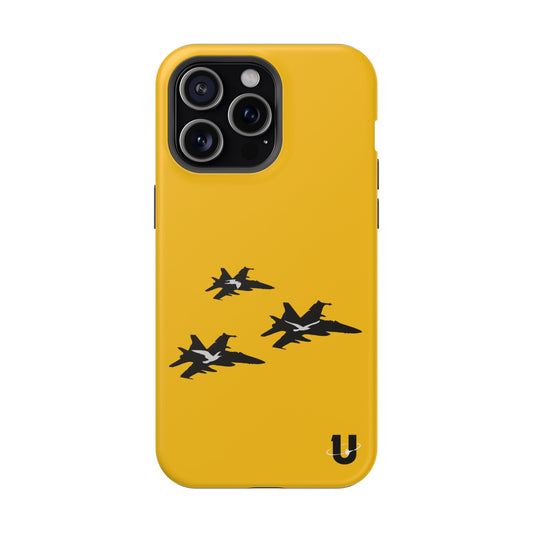 iPhone 15 Pro Max yellow Birds of Prey Magsafe compatible iPhone case