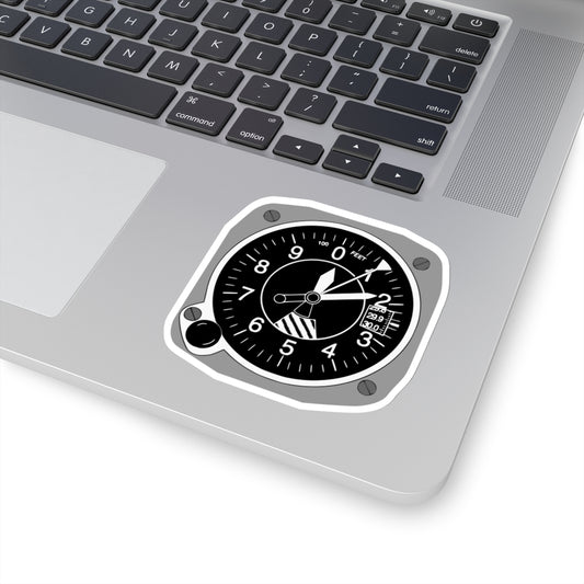 Altimeter aviation sticker