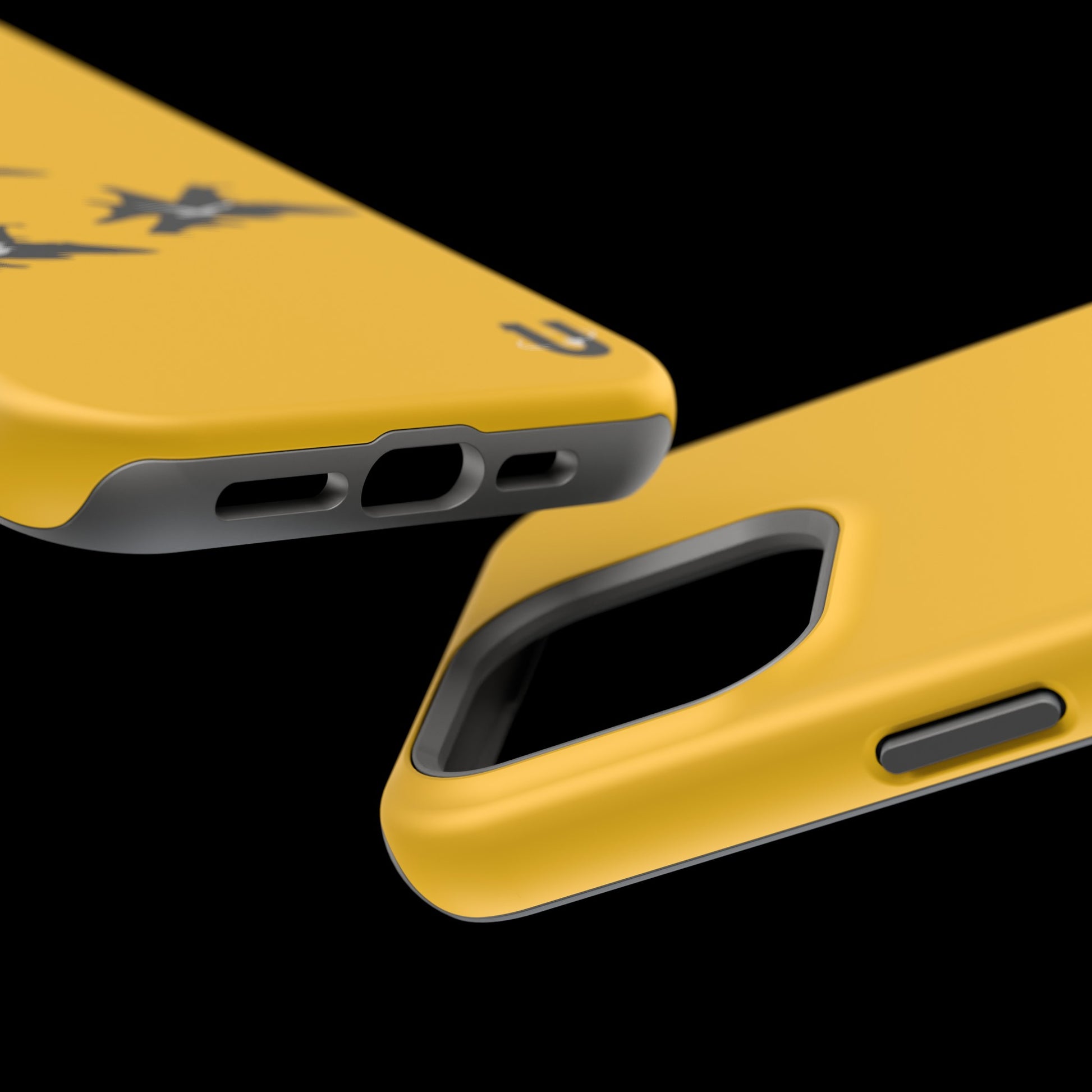 iPhone 15 Pro Max yellow Birds of Prey Magsafe compatible iPhone case close up 2