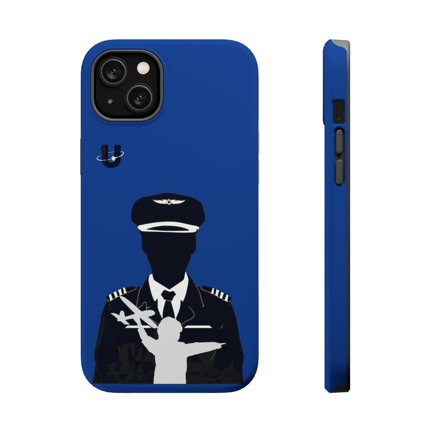 iPhone 14 Plus blue Aviation Aspirations iPhone Magsafe compatible case