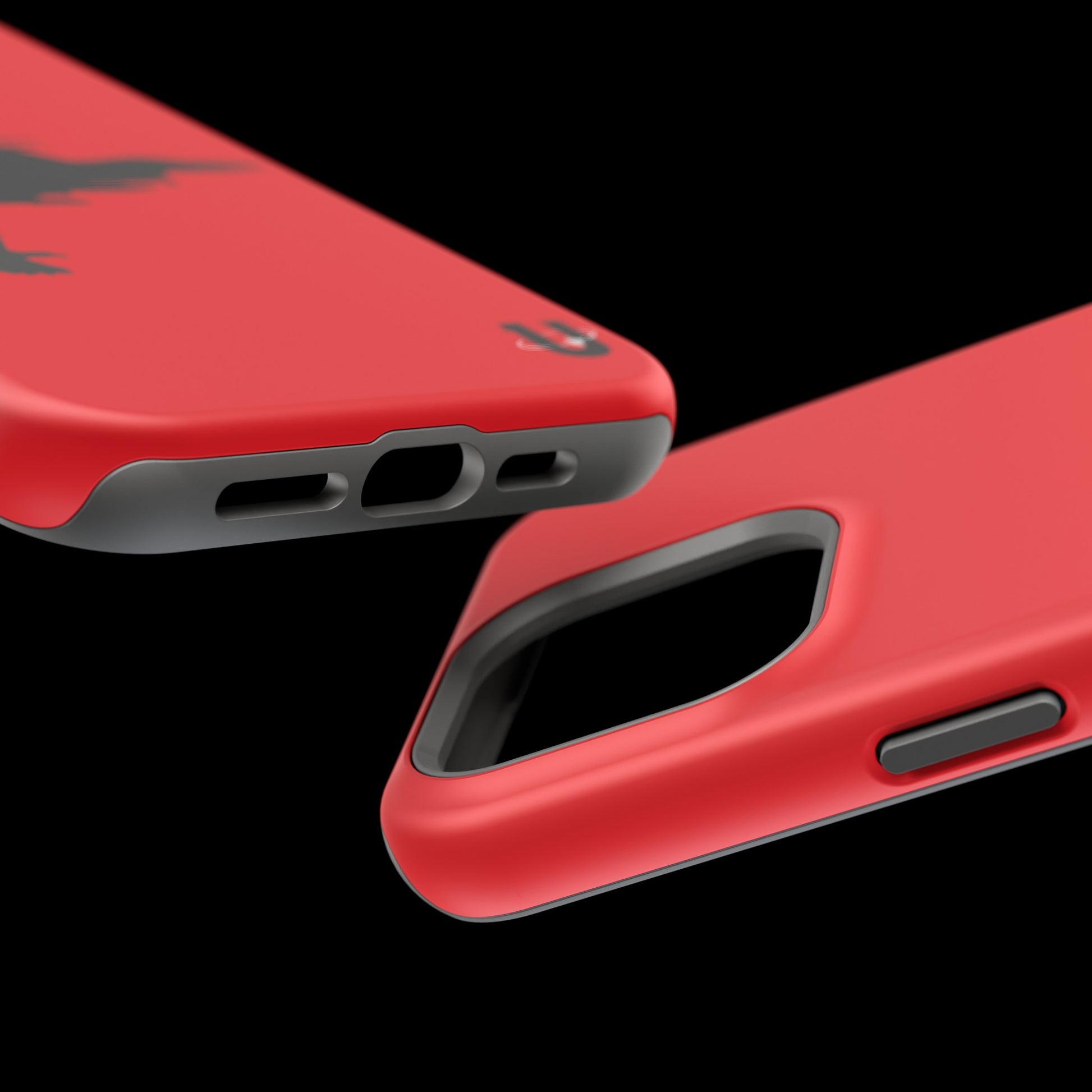 iPhone 15 Pro Max red Predator's Echo iPhone Magsafe compatible case close up 2