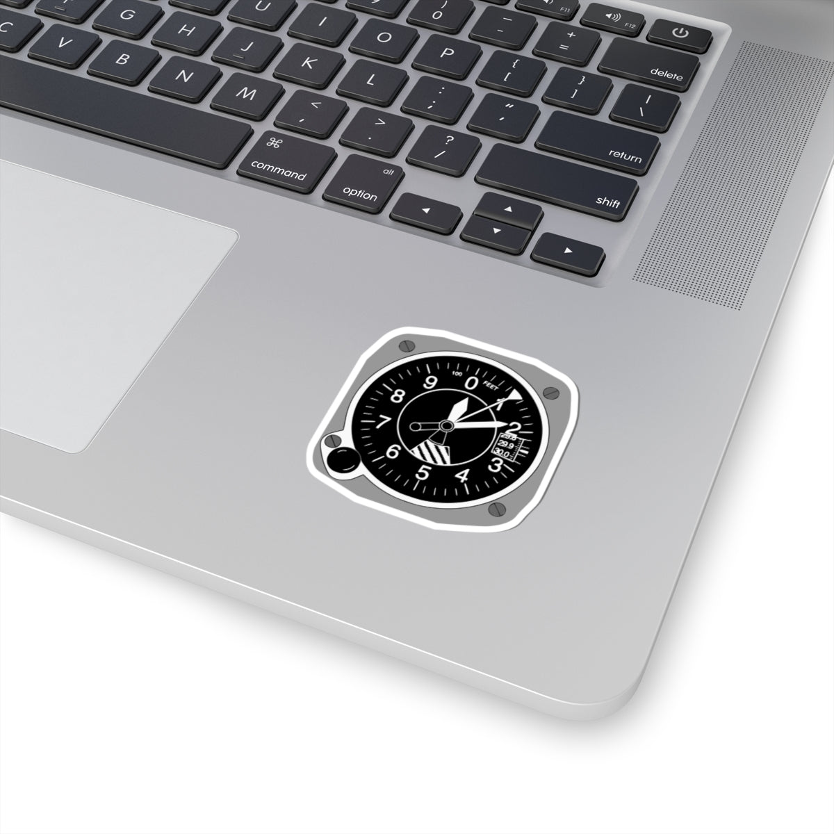 Altimeter aviation sticker