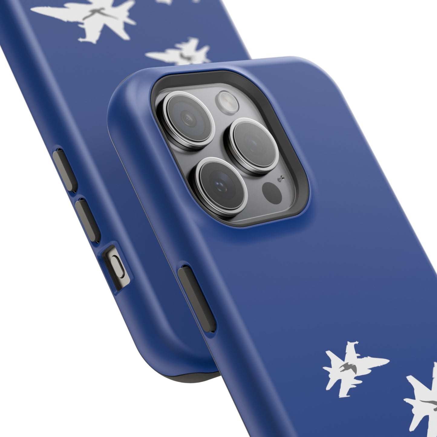 iPhone 15 Pro Max blue Birds of Prey iPhone Magsafe compatible case close up 1