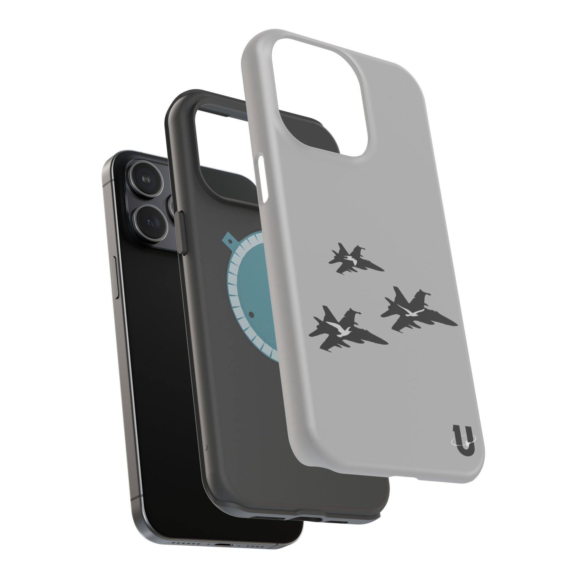 iPhone 15 Pro Max grey Birds of Prey iPhone Magsafe compatible case parts