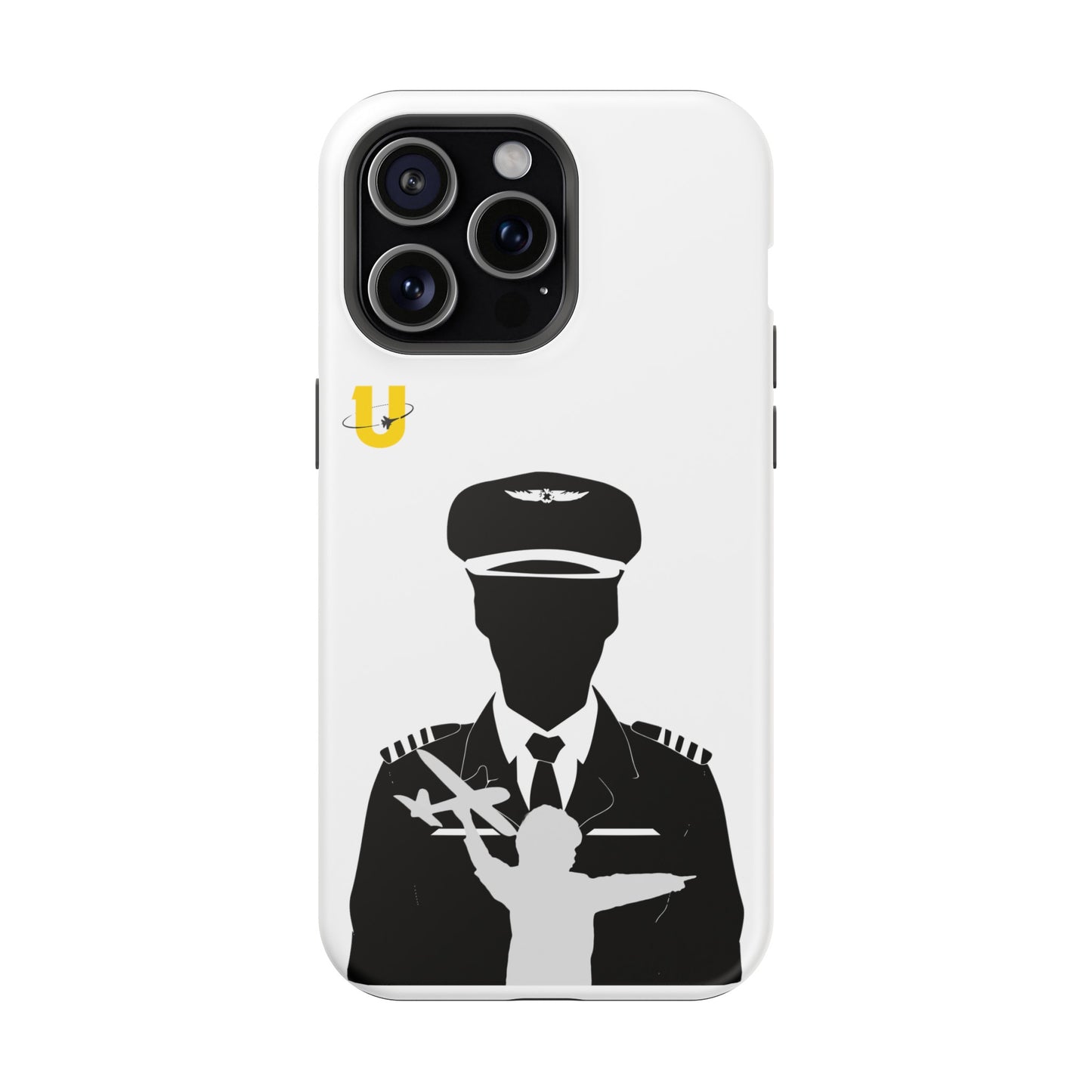 iPhone 15 Pro Max White Aviation Aspirations iPhone Magsafe compatible case