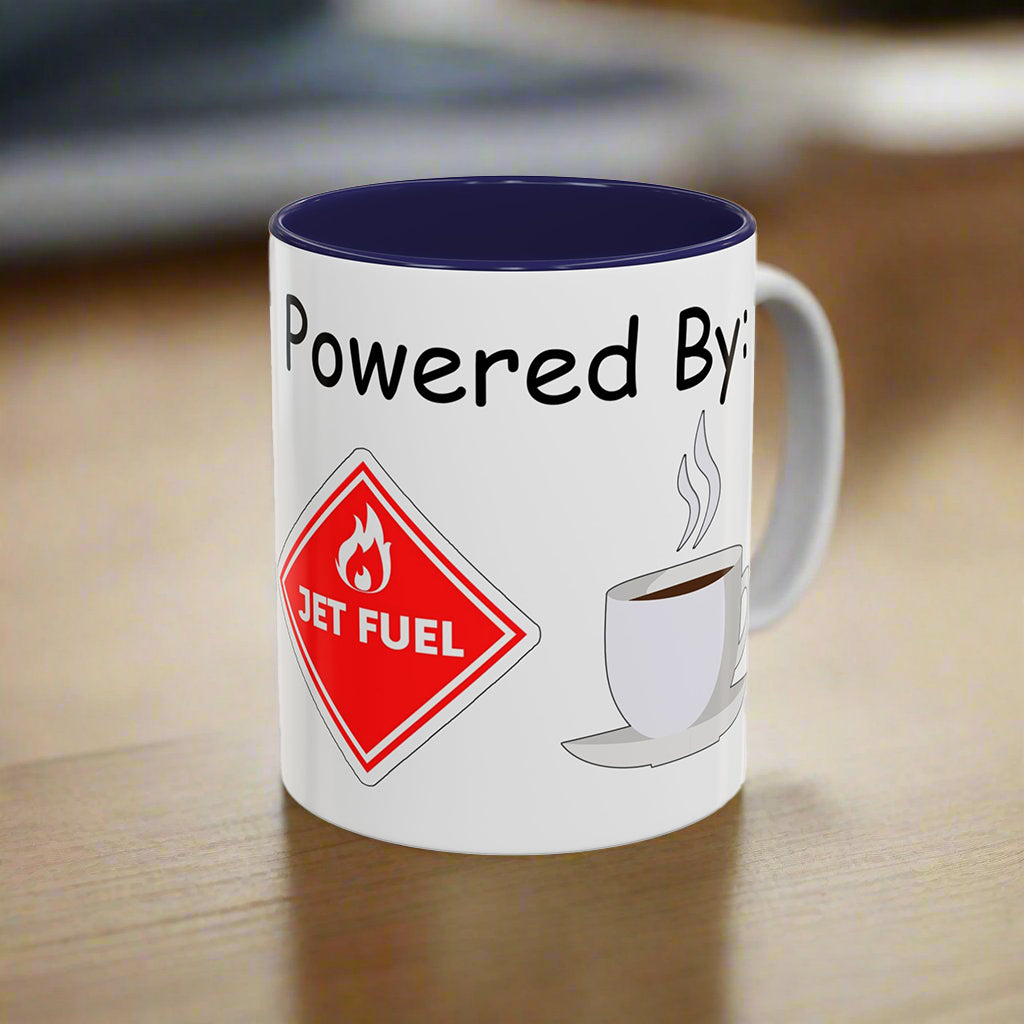 Jet Fuel & Coffee Accent Coffee Mug