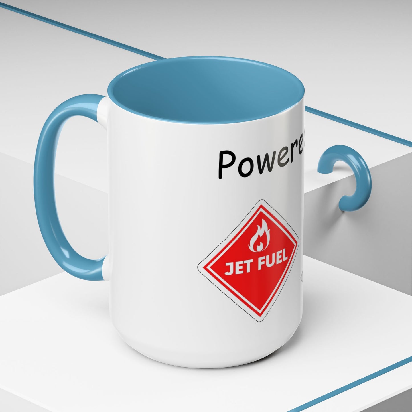 Jet Fuel & Coffee Accent Coffee Mug