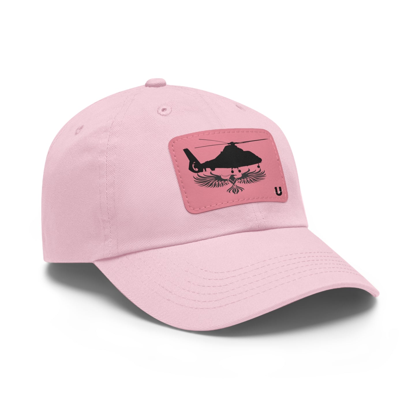 Phoenix Rotor dad hat pink with pink leather patch