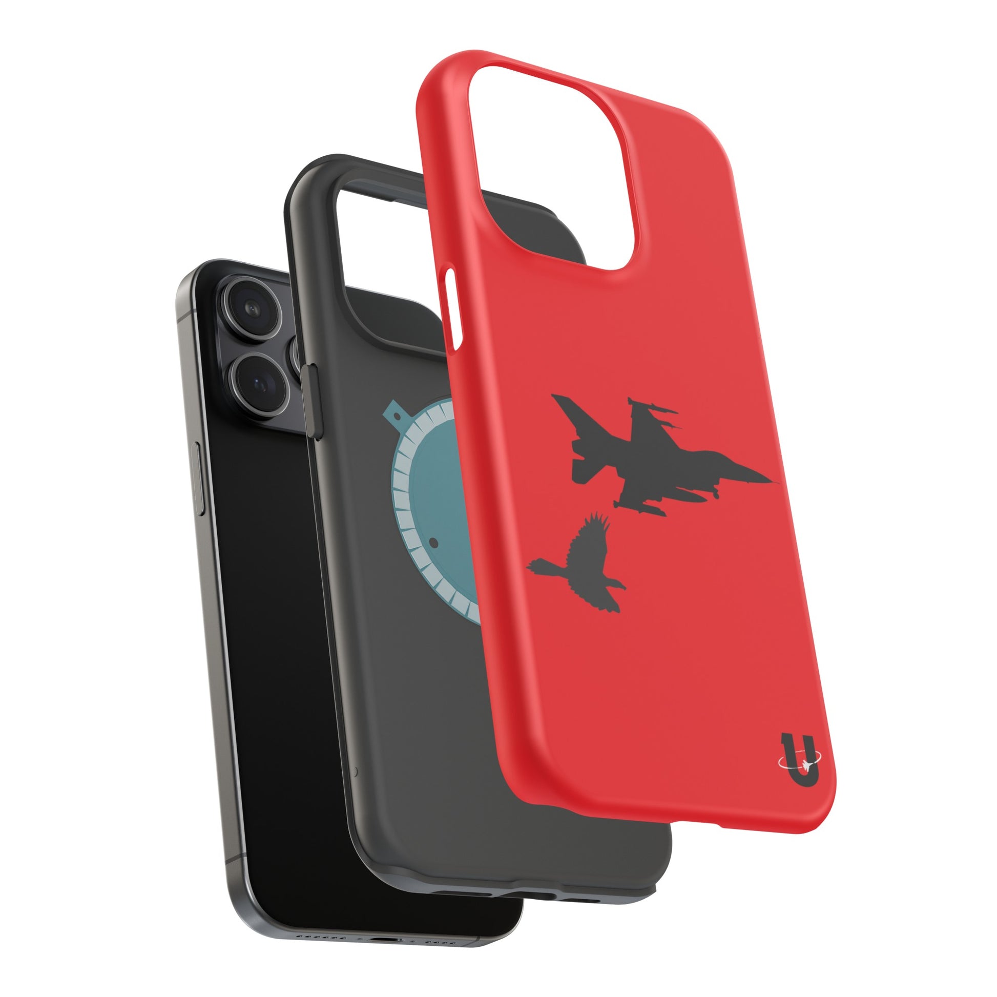 iPhone 15 Pro Max red Predator's Echo iPhone Magsafe compatible case parts