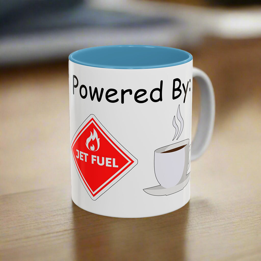 Jet Fuel & Coffee Accent Coffee Mug