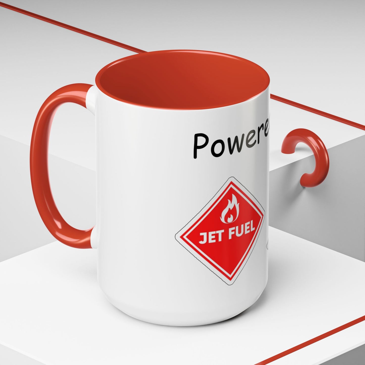 Jet Fuel & Coffee Accent Coffee Mug