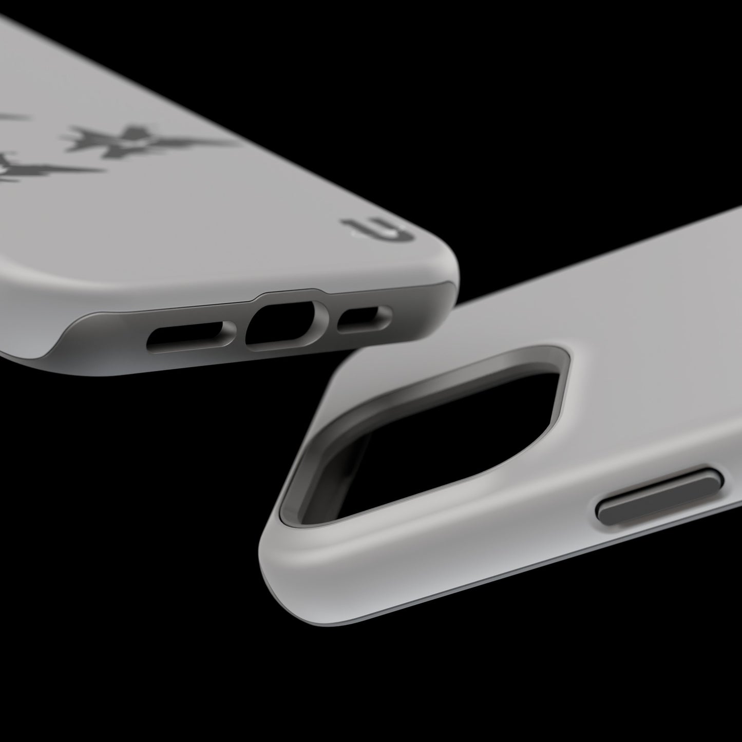 iPhone 15 Pro Max grey Birds of Prey iPhone Magsafe compatible case close up 2