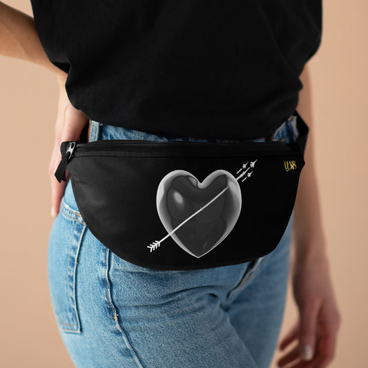 Woman wearing Love Jet Fanny Pack