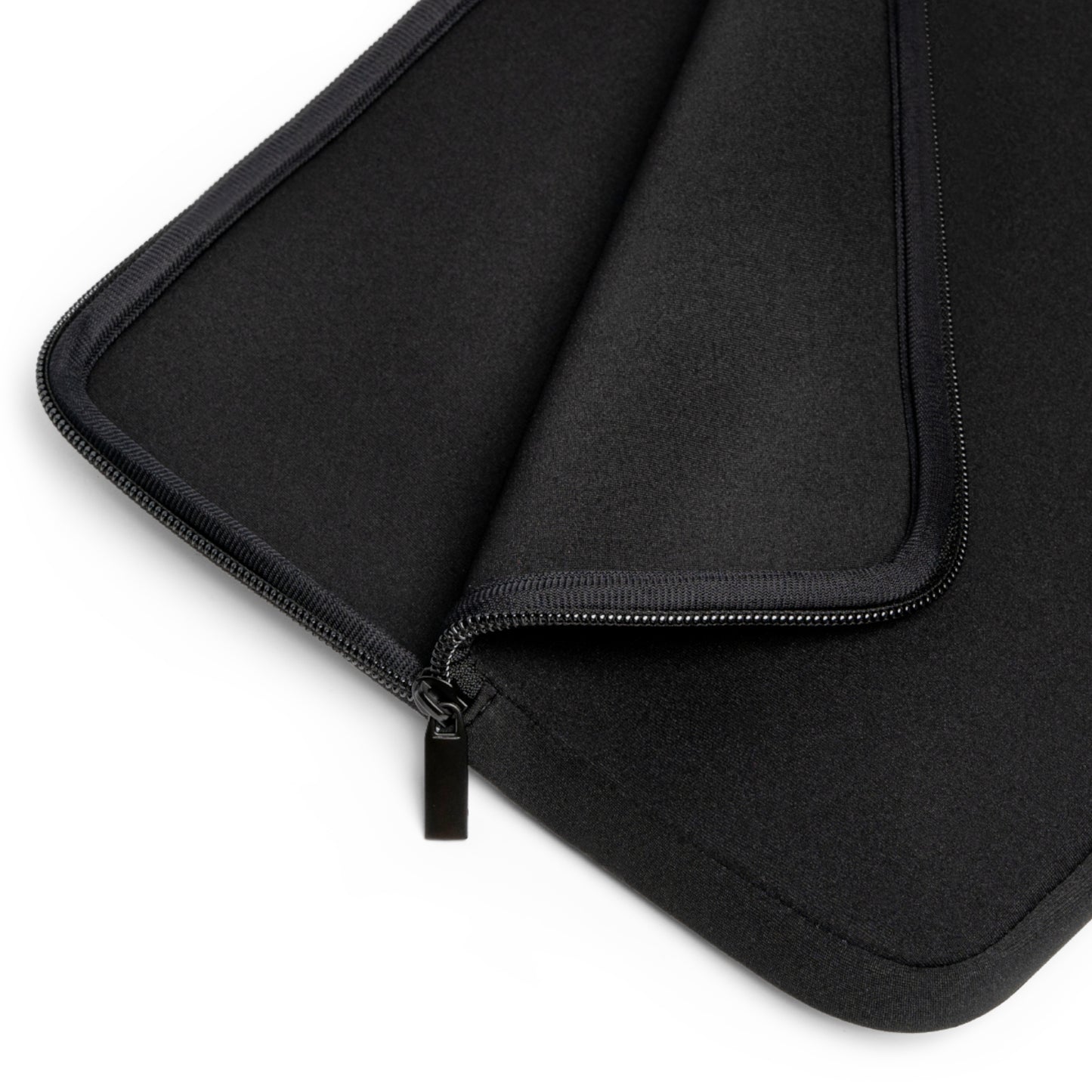 Aviation Aspirations black Laptop Sleeve inside close up