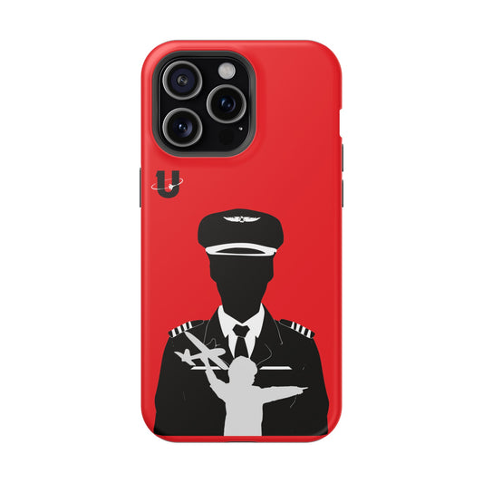 iPhone 15 Pro Max red Aviation Aspirations iPhone Magsafe compatible case