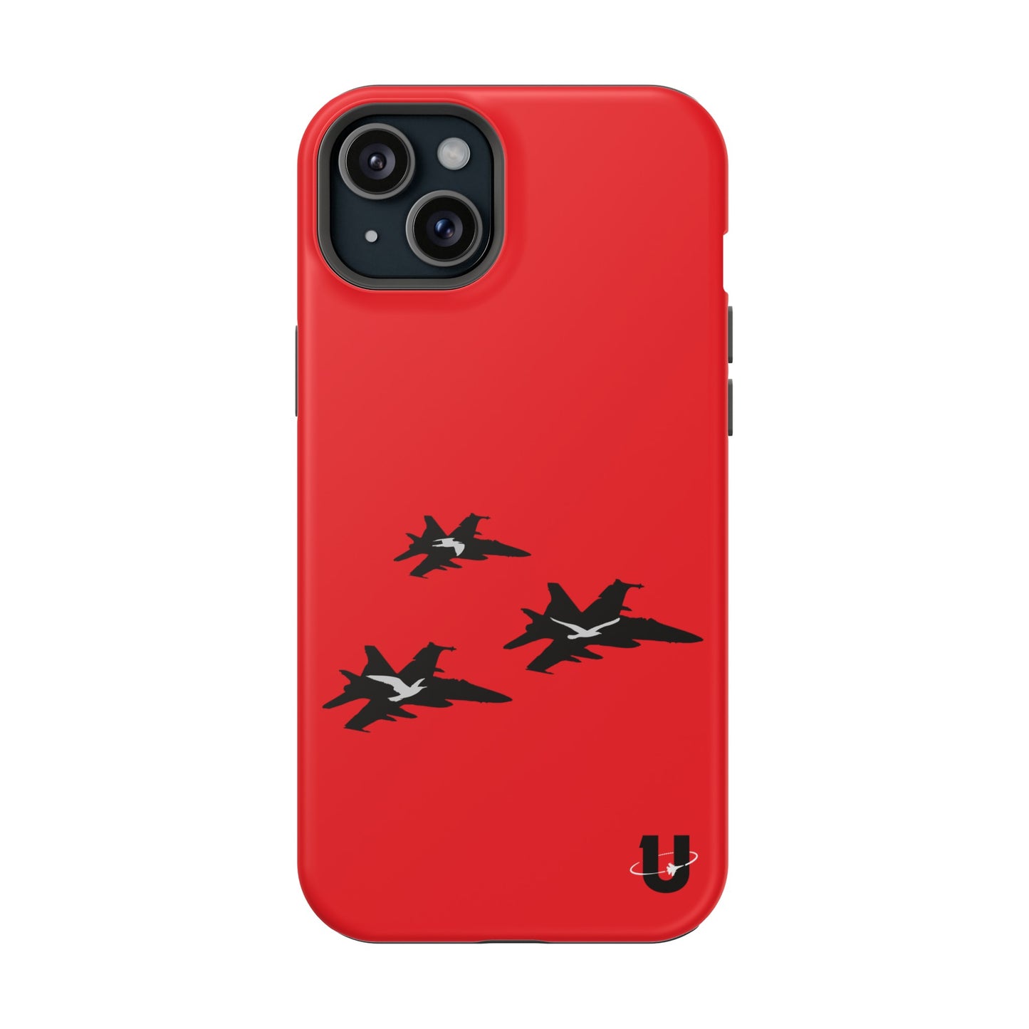 iPhone 15 Plus red Birds of Prey Magsafe compatible iPhone case