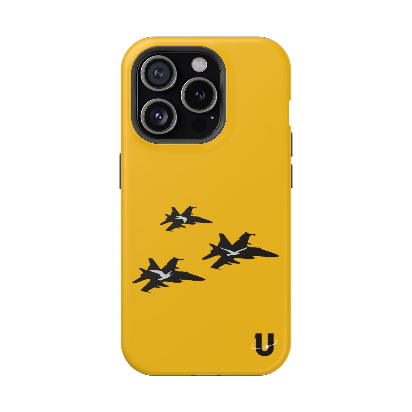 iPhone 15 Pro yellow Birds of Prey Magsafe compatible iPhone case