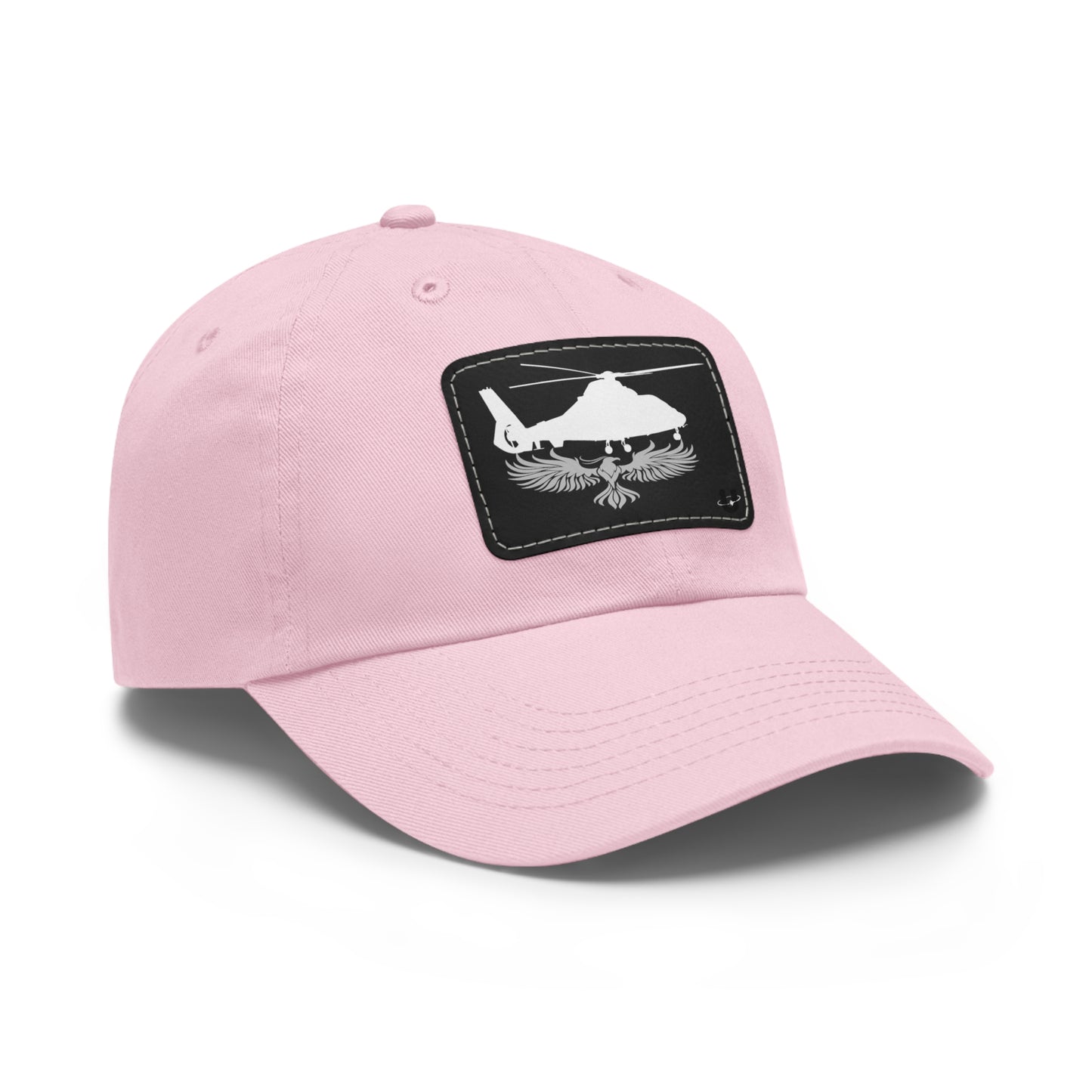 Phoenix Rotor dad hat pink with black leather patch