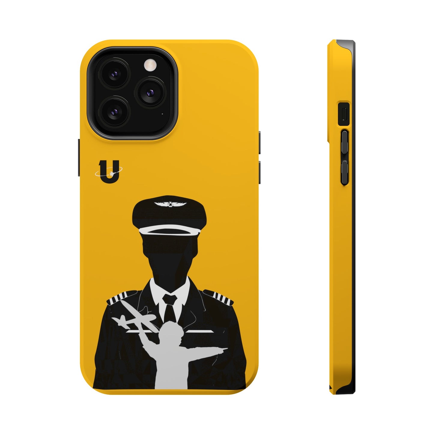 iPhone 13 Pro Max yellow Aviation Aspirations iPhone Magsafe compatible case