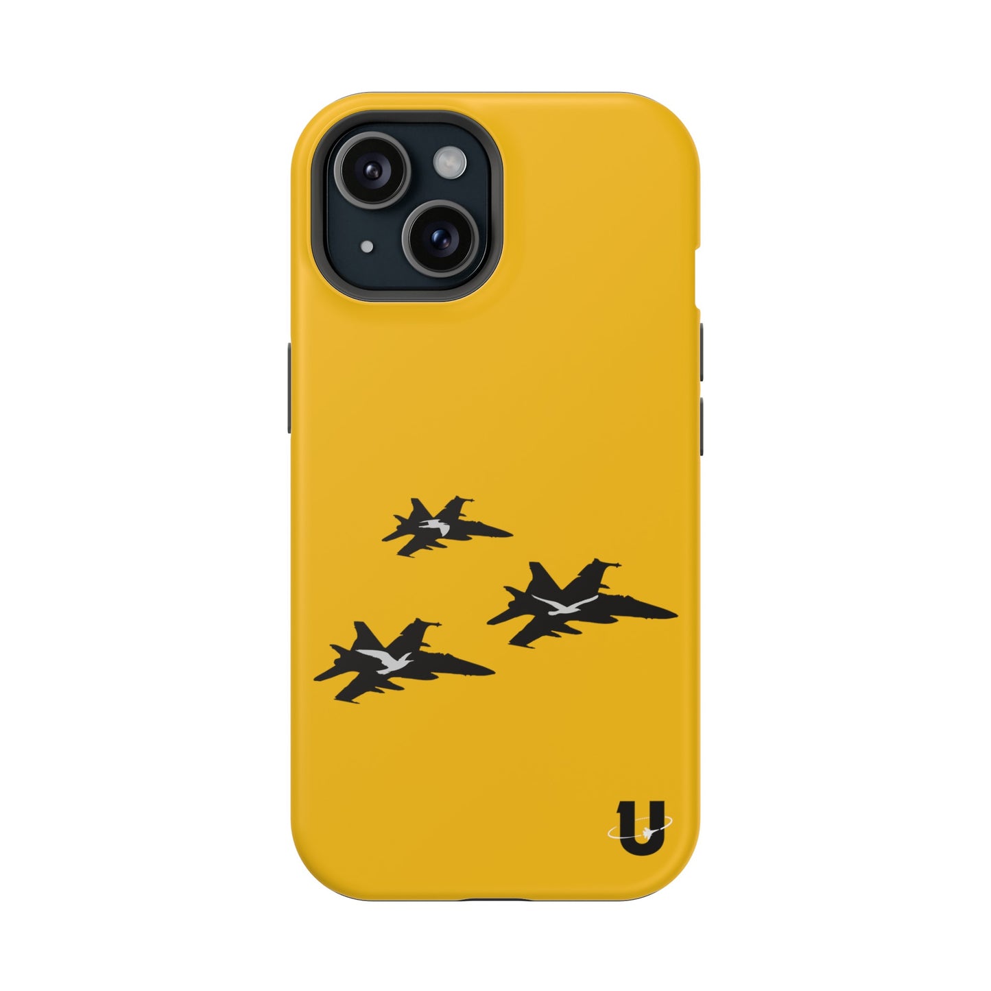 iPhone 15 yellow Birds of Prey Magsafe compatible iPhone case